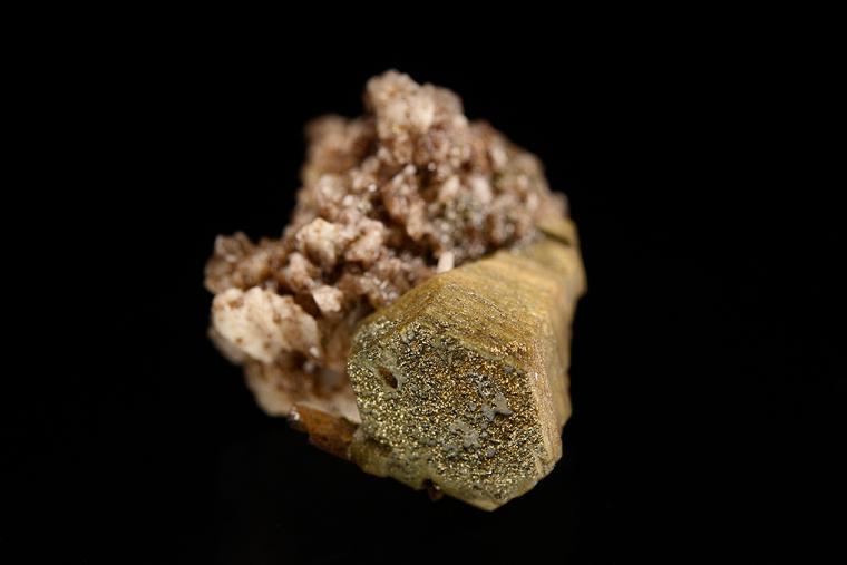 DONNAYITE-(Y) on CALCITE